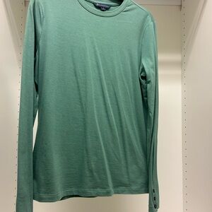 Brooks Brothers Women’s Mint Green Crew Neck Shirt